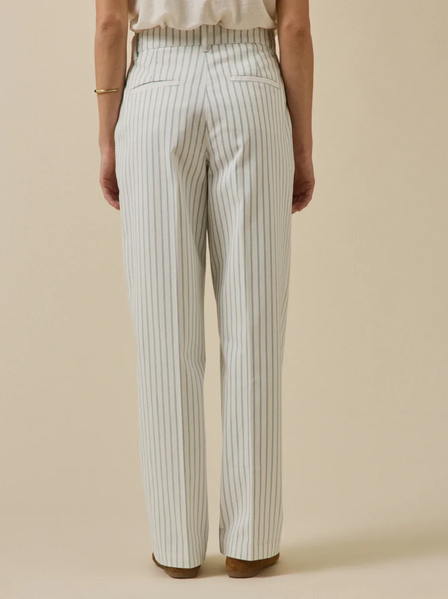 Pantalon large rayé femme Clara – Image 3