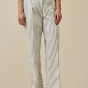 Pantalon large rayé femme Clara