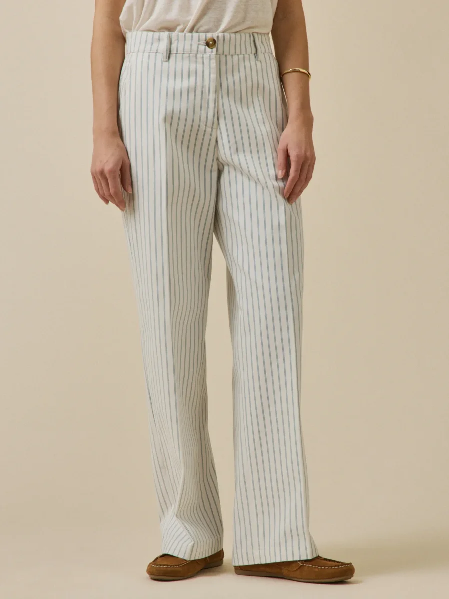 Pantalon large rayé femme Clara – Image 2
