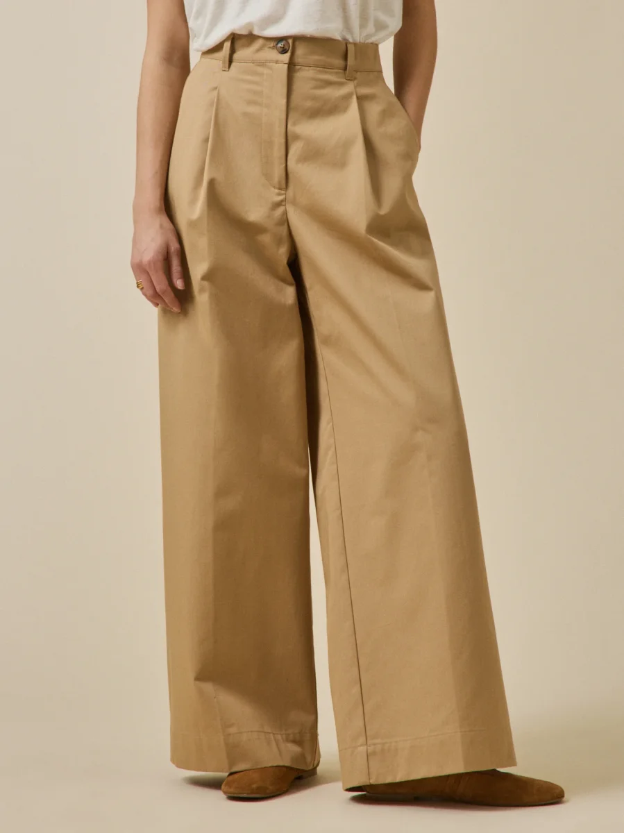 Pantalon large femme Agnès