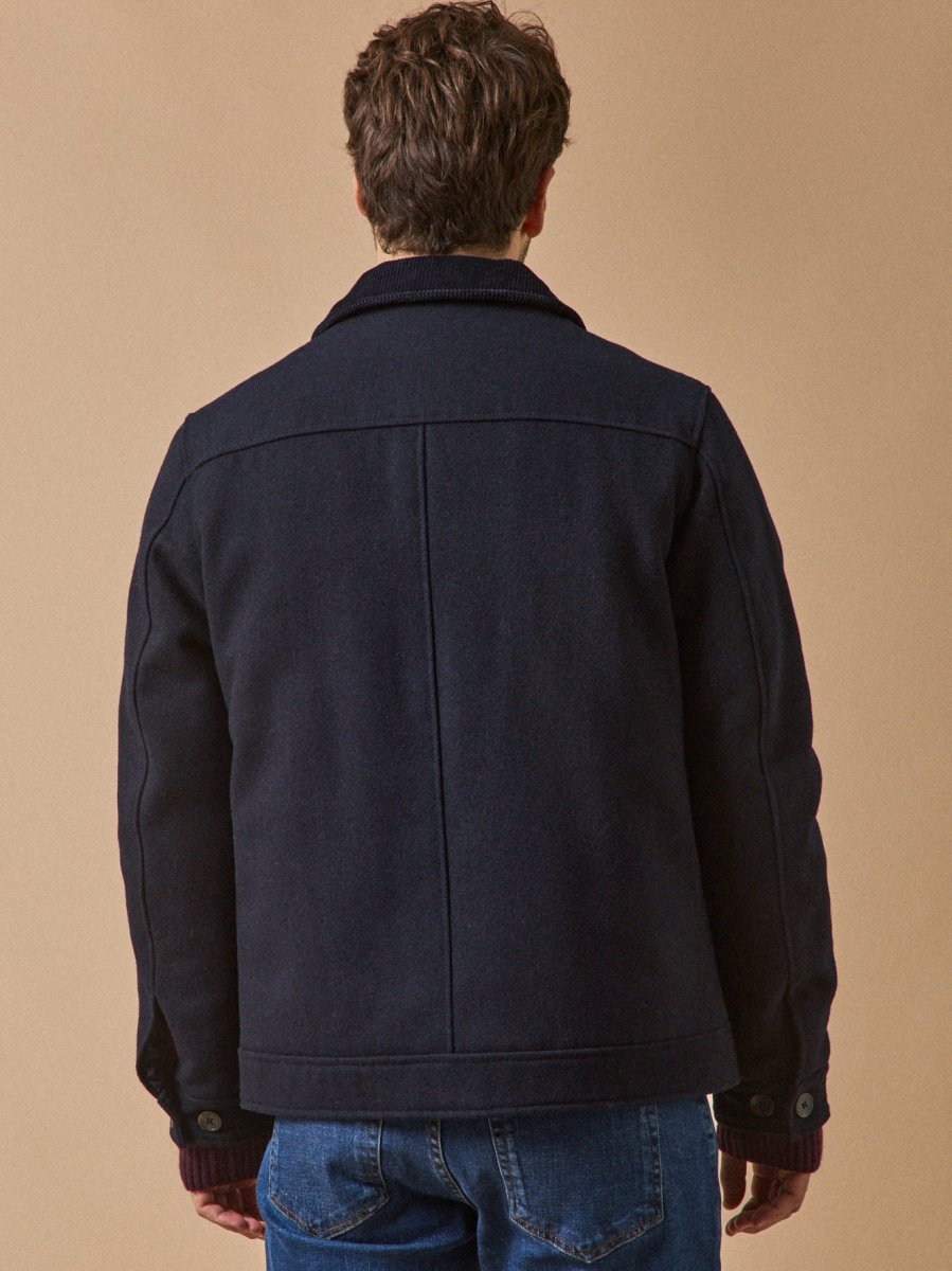 Blouson aviateur chaud lainage homme – Image 4