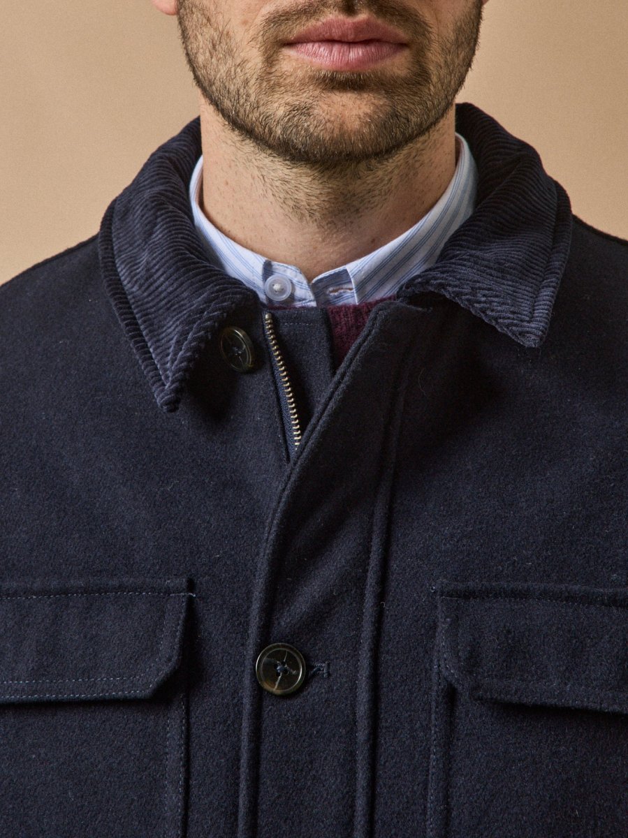 Blouson aviateur chaud lainage homme – Image 5