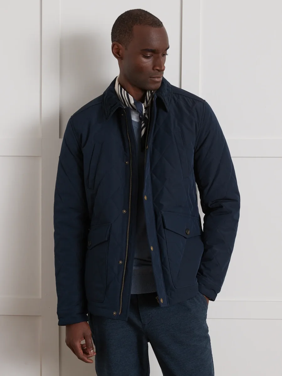 Veste matelassée homme col velours – Image 8
