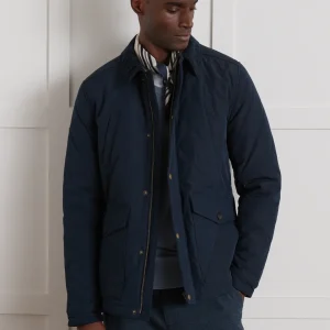 Veste matelassée homme col velours