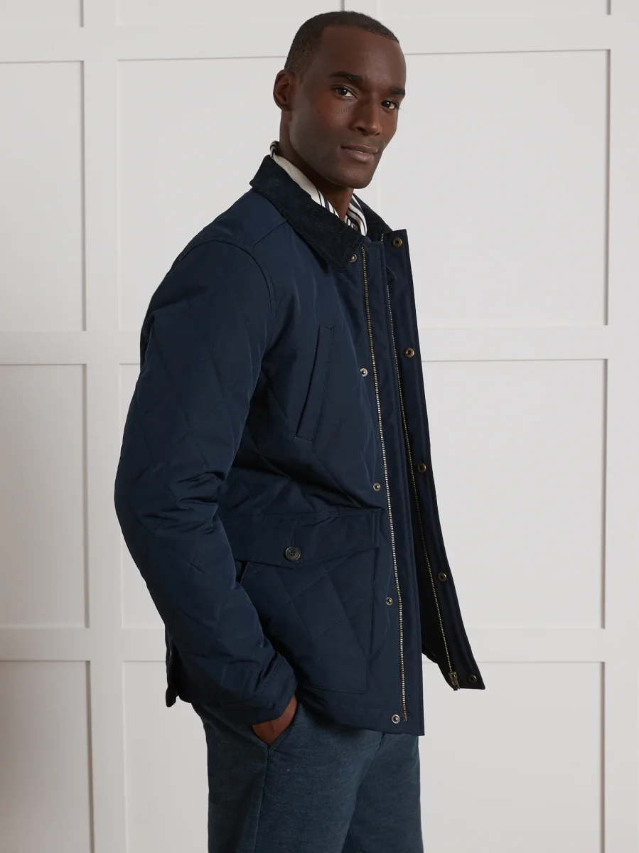 Veste matelassée homme col velours – Image 6