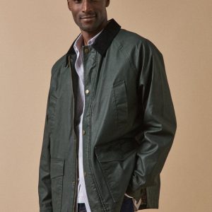 Veste homme coton enduit