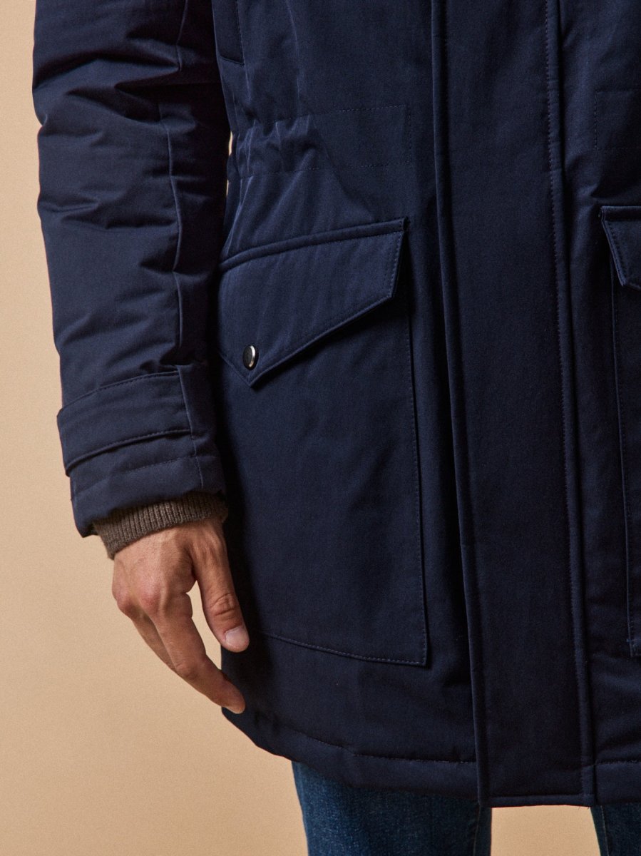 Parka longue capuche fourrée homme – Image 6