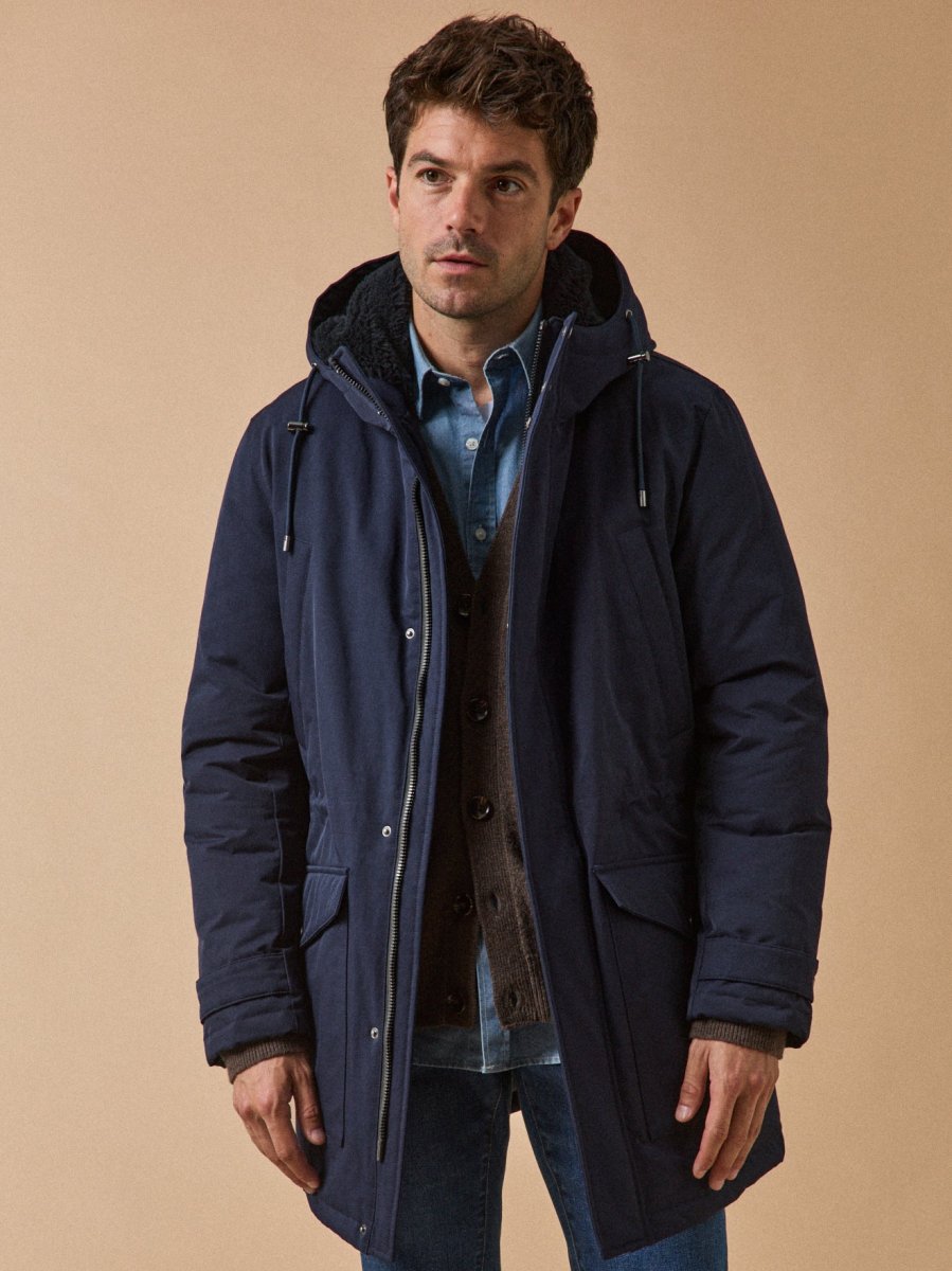 Parka longue capuche fourrée homme – Image 2