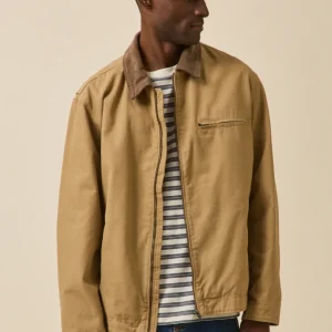 Veste col velours homme