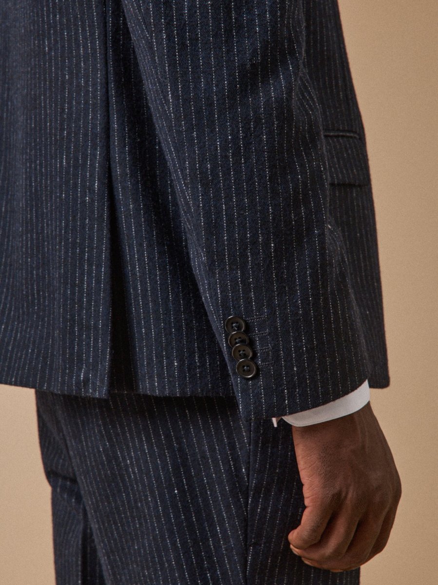 Veste de costume lainage rayé homme – Image 5