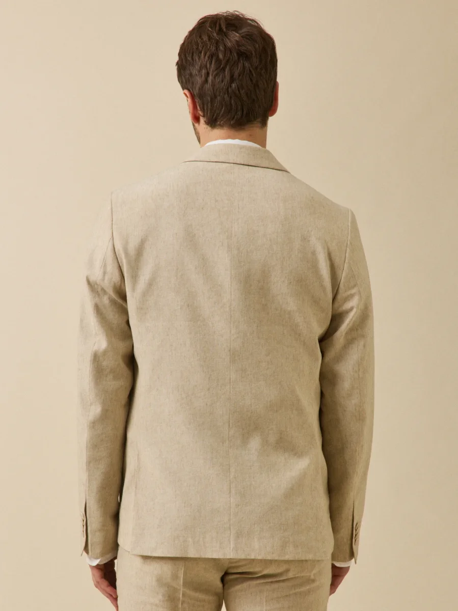 Veste de costume homme lin mélangé – Image 3