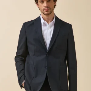 Veste de costume homme coton et lin