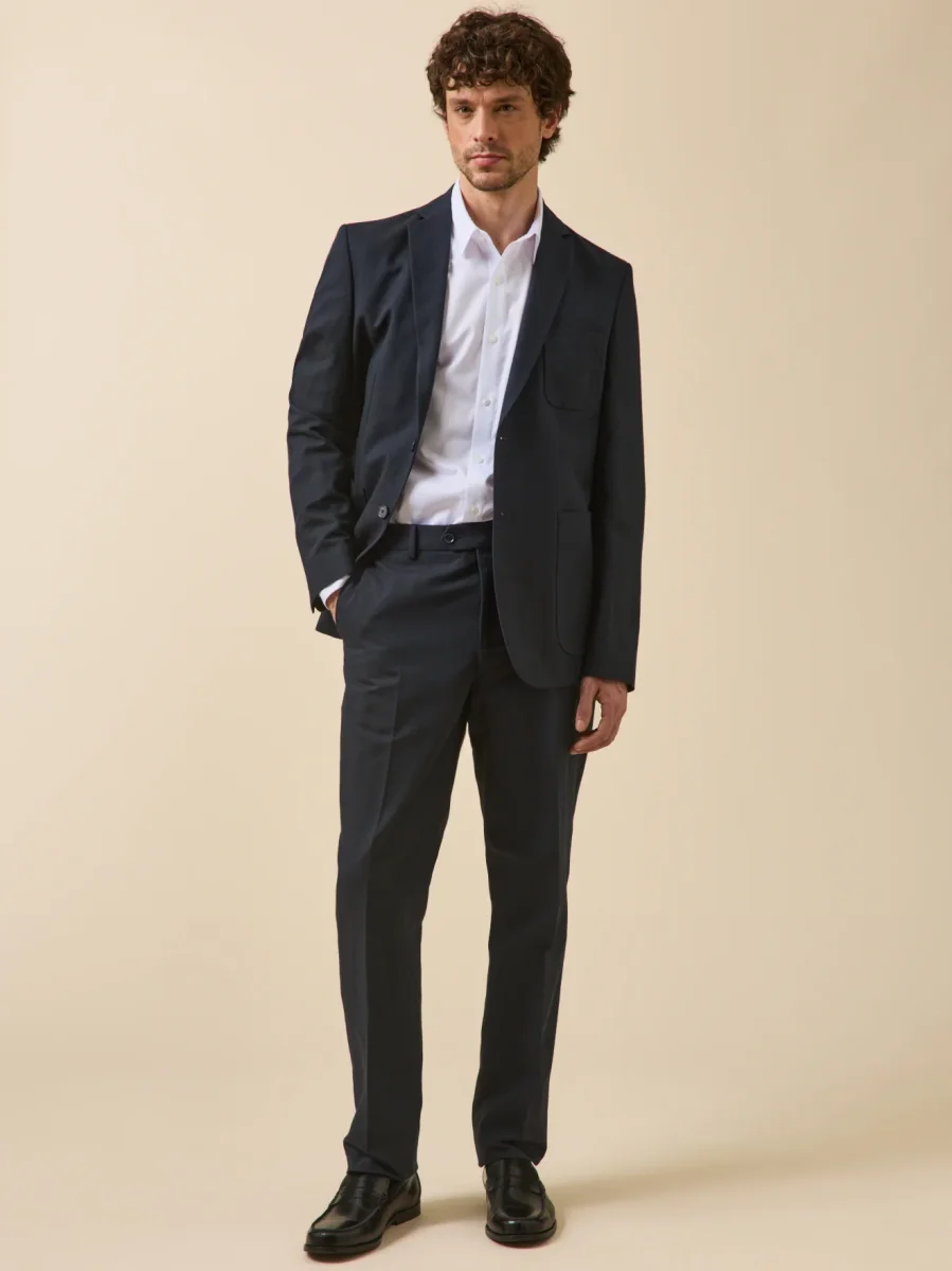 Veste de costume homme coton et lin – Image 7