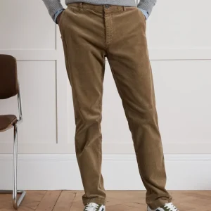 Pantalon taille élastiquée velours grosses côtes homme