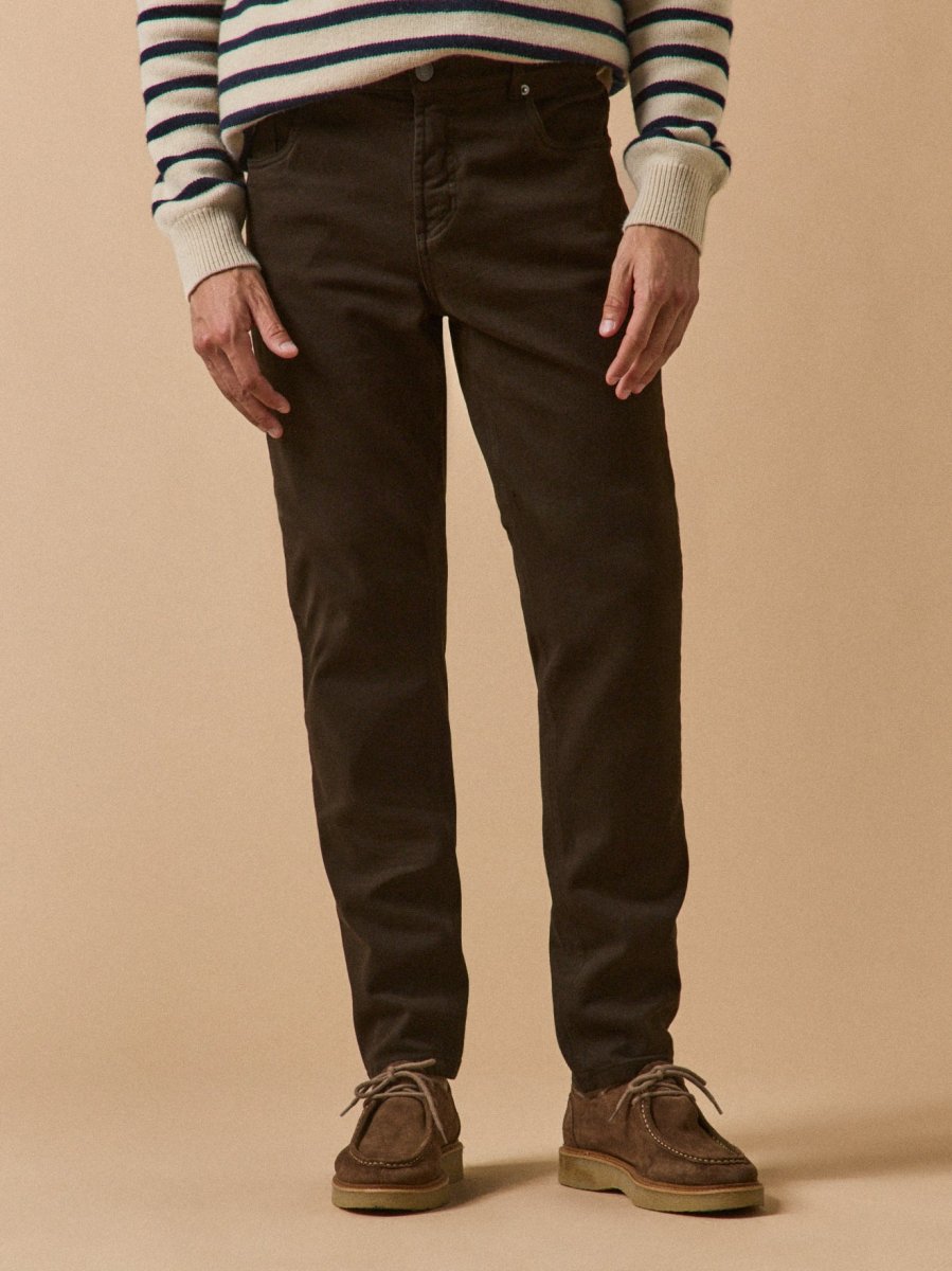 Pantalon droit 5 poches homme