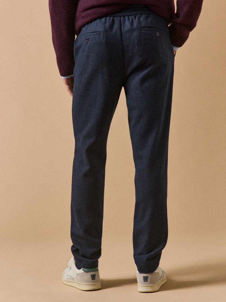 Pantalon taille élastiquée lainage homme – Image 3