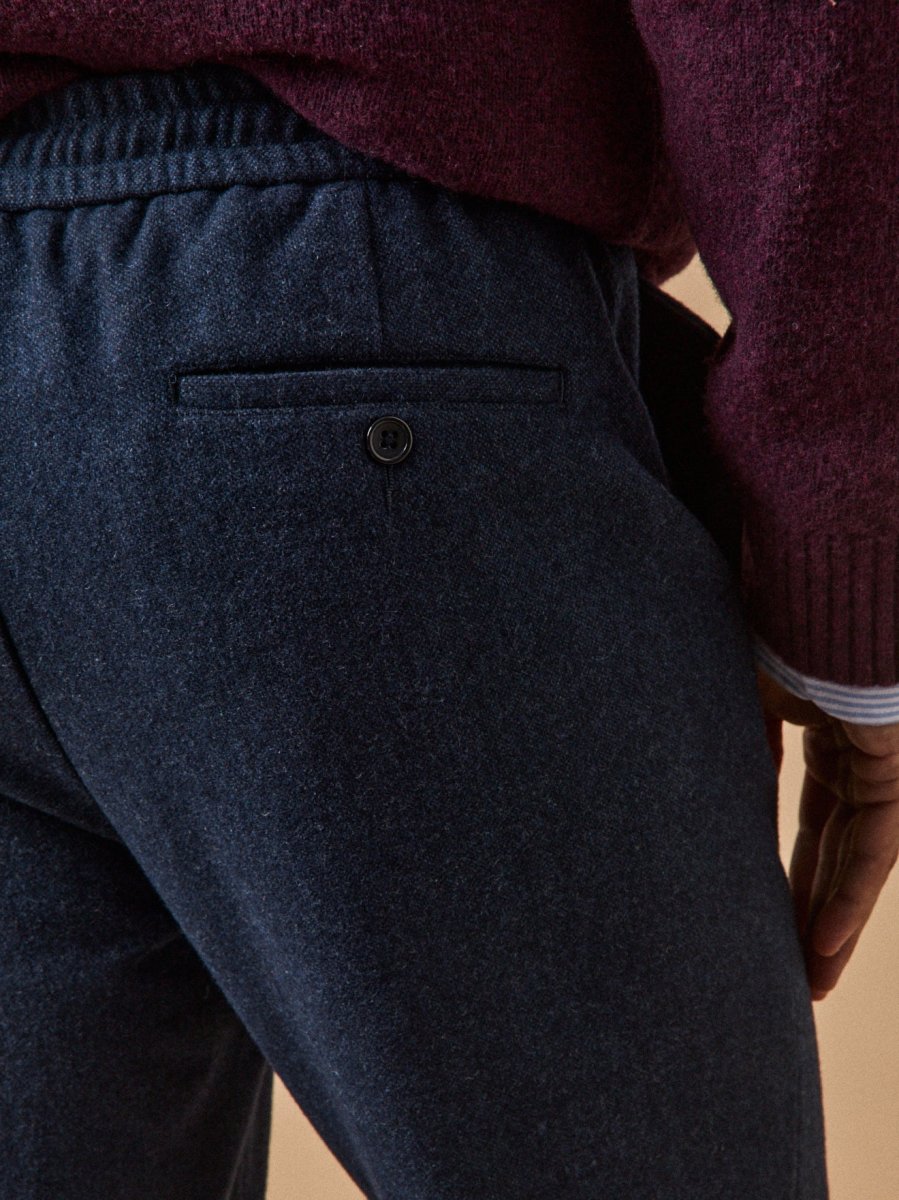 Pantalon taille élastiquée lainage homme – Image 6