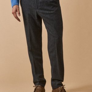 Pantalon lainage caviar homme