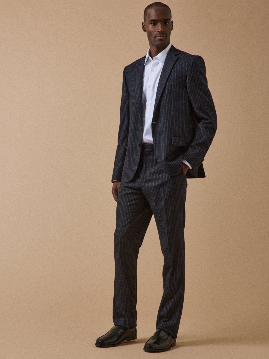 Pantalon de costume lainage rayé homme – Image 5