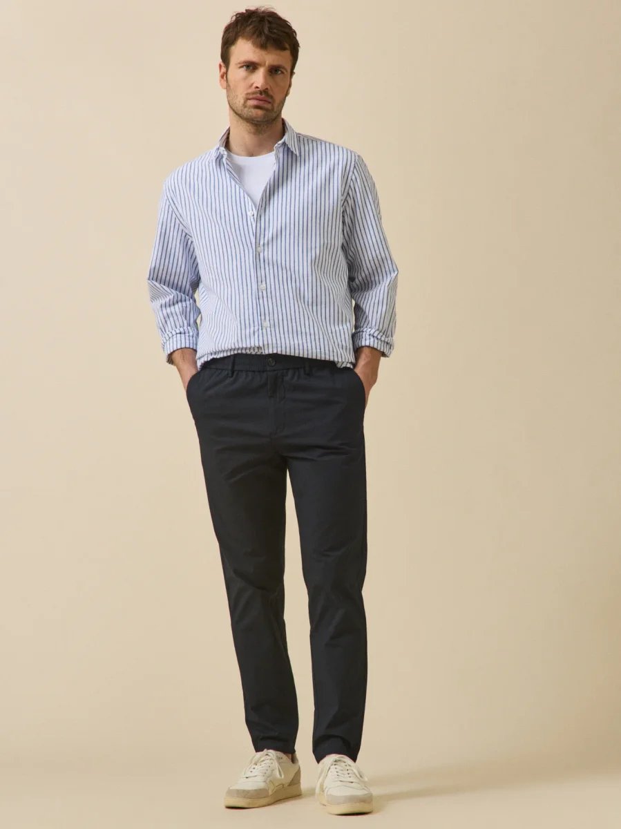 Pantalon taille élastiquée popeline craquante homme – Image 5