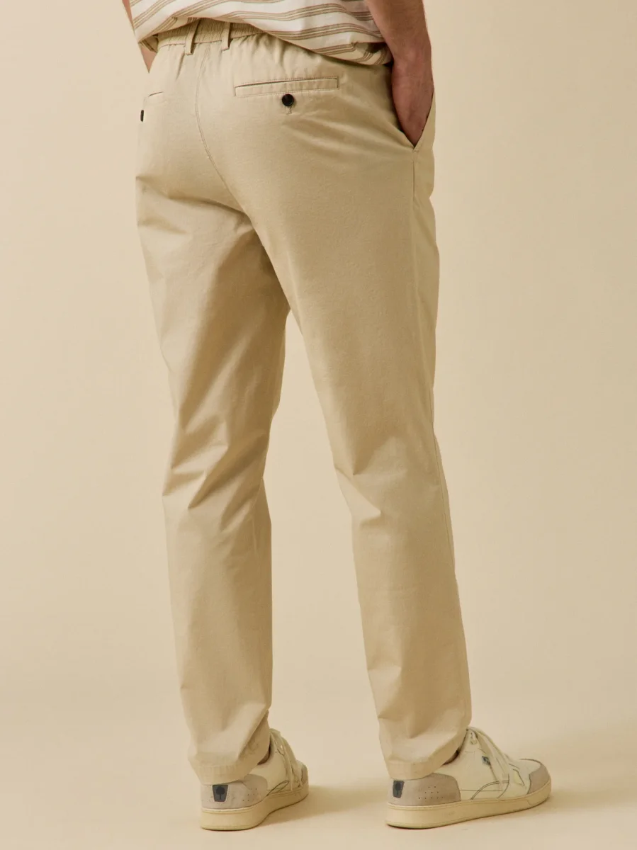 Pantalon taille élastiquée popeline craquante homme – Image 2