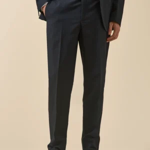 Pantalon de costume homme coton et lin