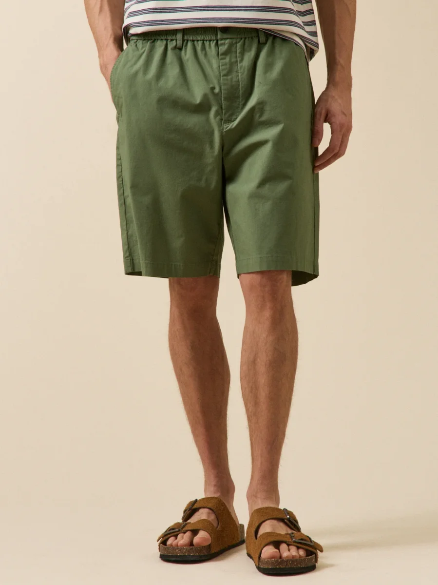 Bermuda taille élastiquée popeline craquante homme – Image 2