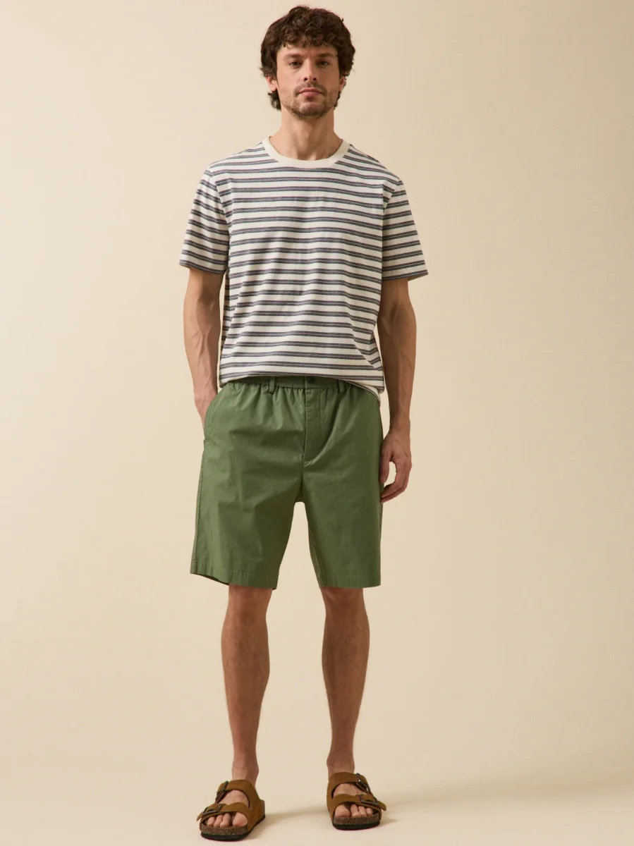 Bermuda taille élastiquée popeline craquante homme – Image 7