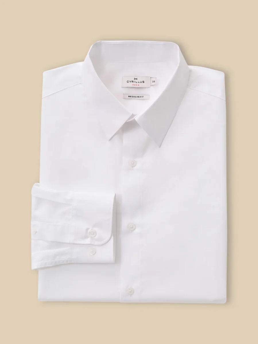 Chemise Regular Fit homme popeline unie easy care – Image 7