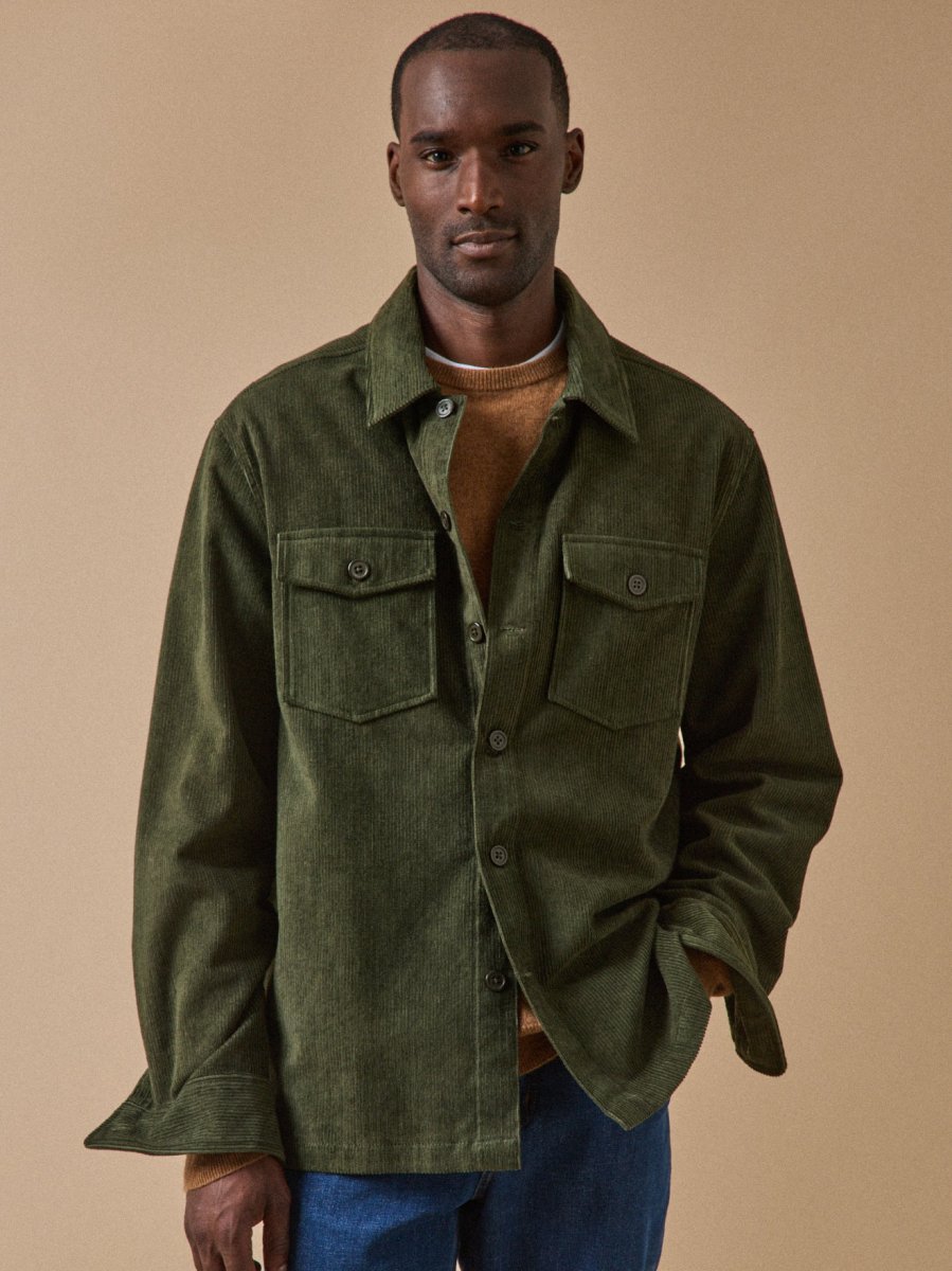 Surchemise velours côtelé homme – Image 3