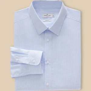 Chemise mini carreaux homme Slim Fit