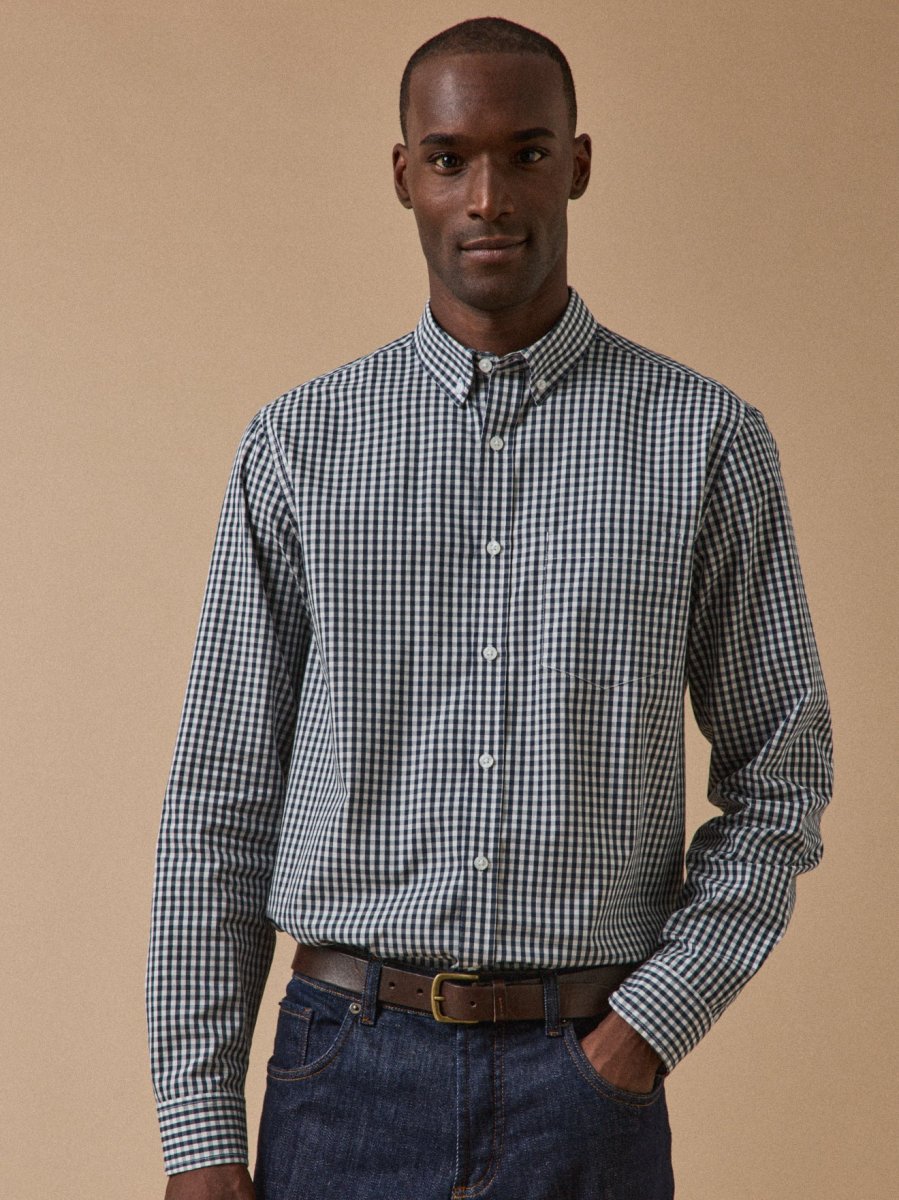 Chemise vichy homme coupe contemporaine – Image 2