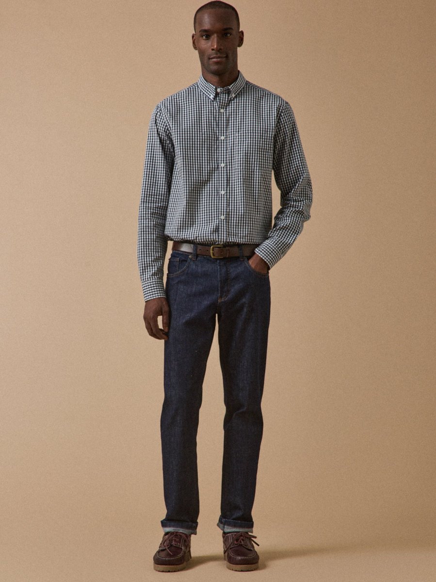 Chemise vichy homme coupe contemporaine – Image 6