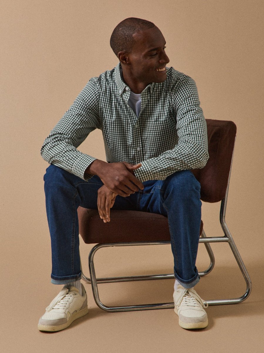 Chemise vichy homme coupe contemporaine – Image 8