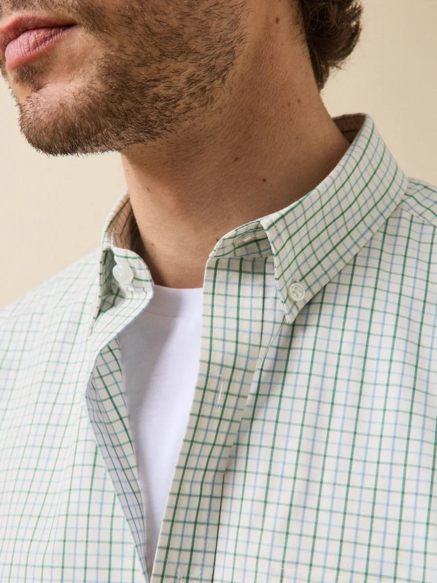 Chemise carreaux Tattersall homme coupe contemporaine – Image 4