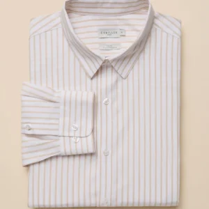 Chemise rayée homme coupe contemporaine