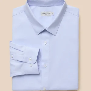 Chemise pinpoint homme coupe ajustée