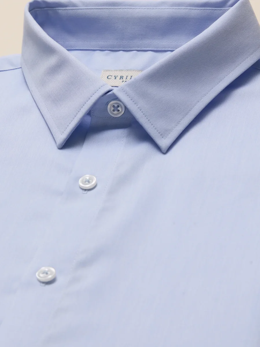 Chemise twill uni homme coupe contemporaine – Image 9