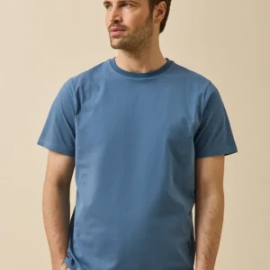 T-shirt uni homme coton biologique