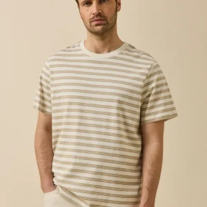 T-shirt rayé homme coton biologique