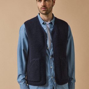 Gilet zippé sans manches homme