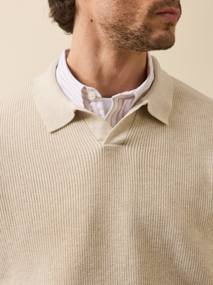 Pull col polo homme coton biologique – Image 4