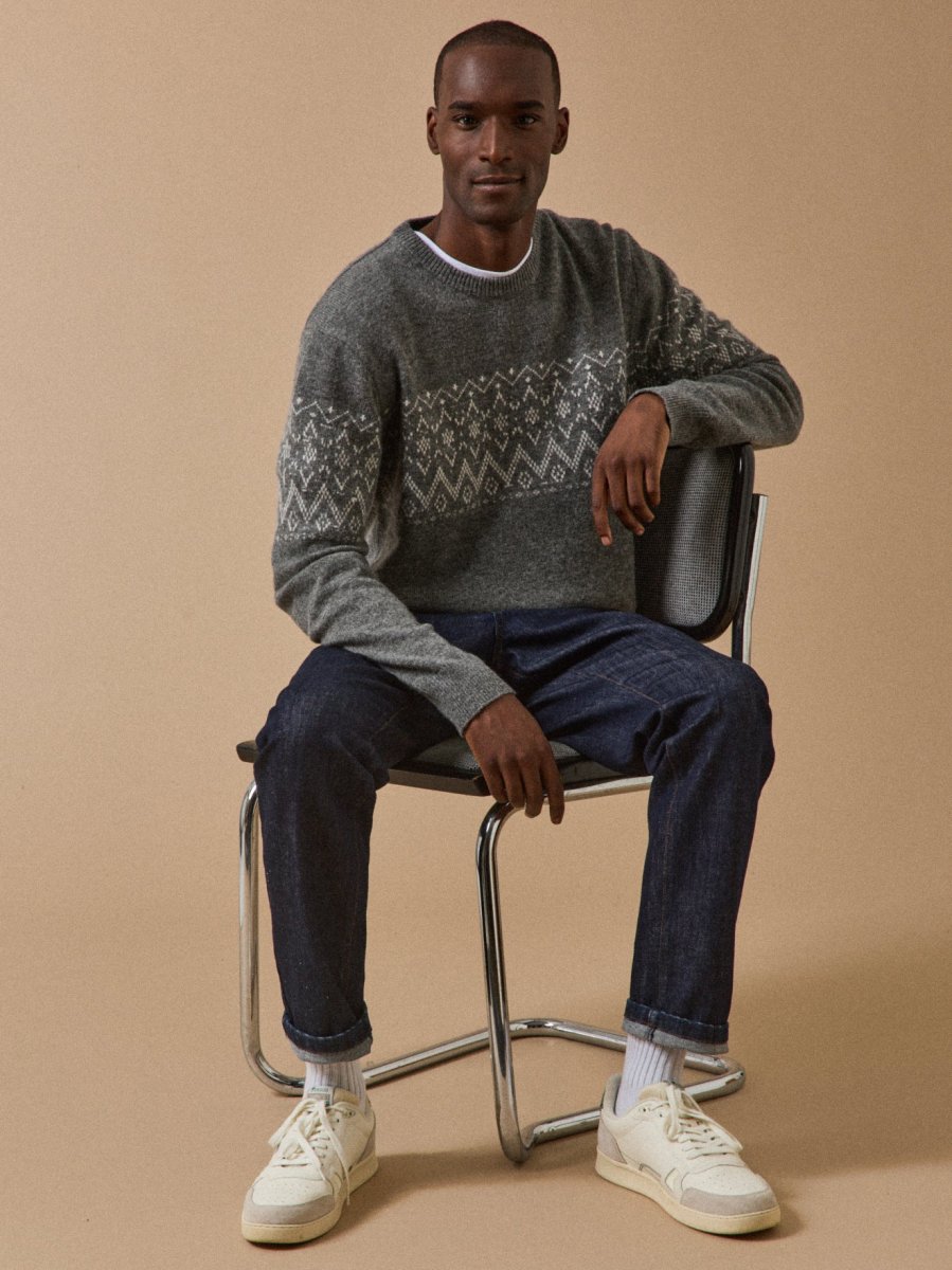 Pull jacquard homme – Image 7