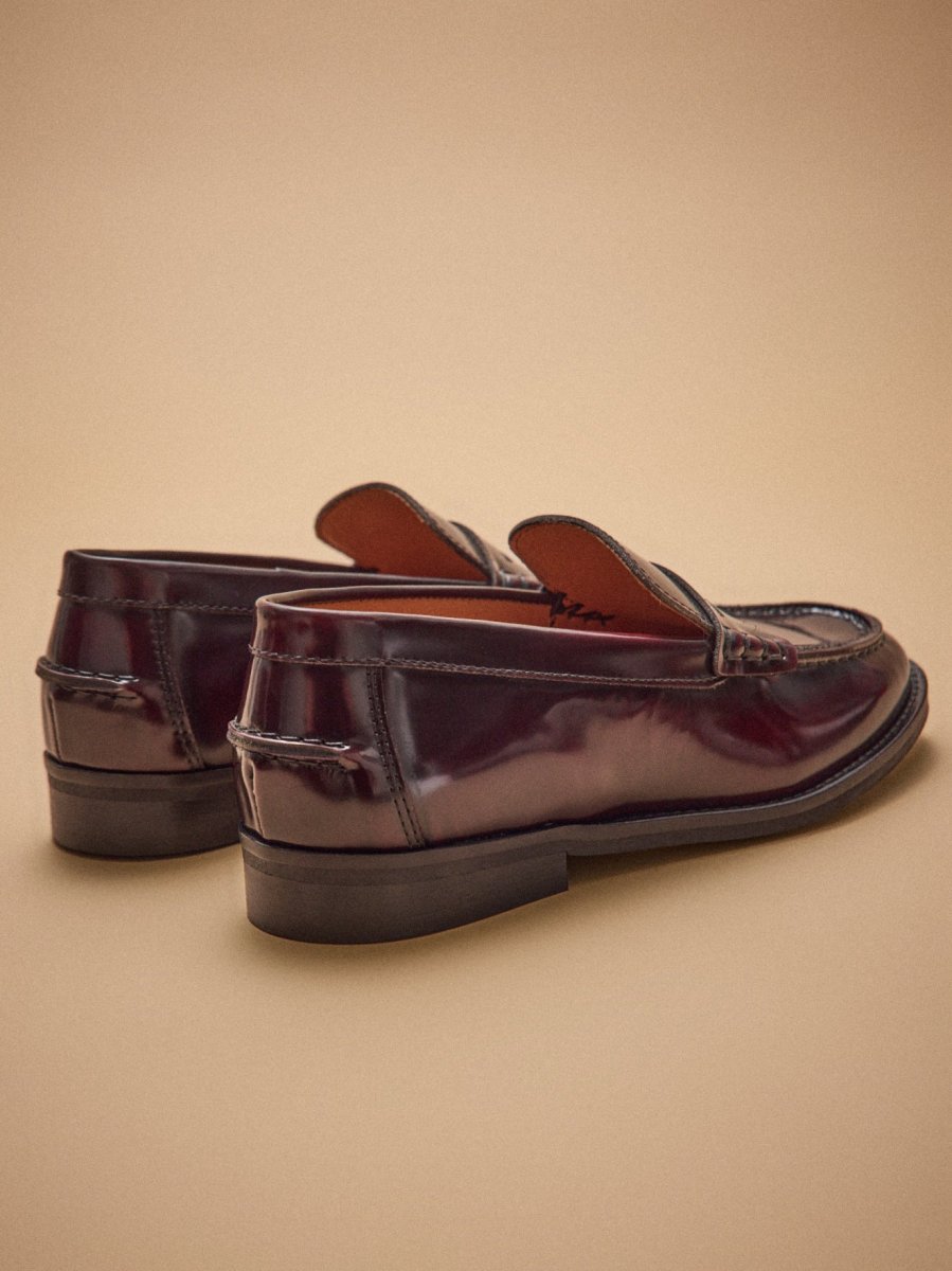 Mocassins cuir vernis femme – Image 4