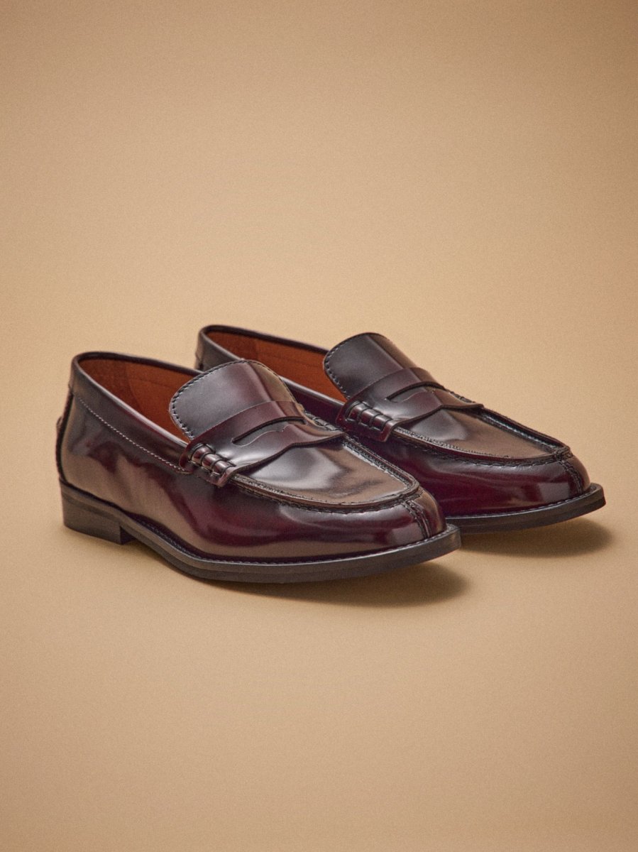 Mocassins cuir vernis femme – Image 2