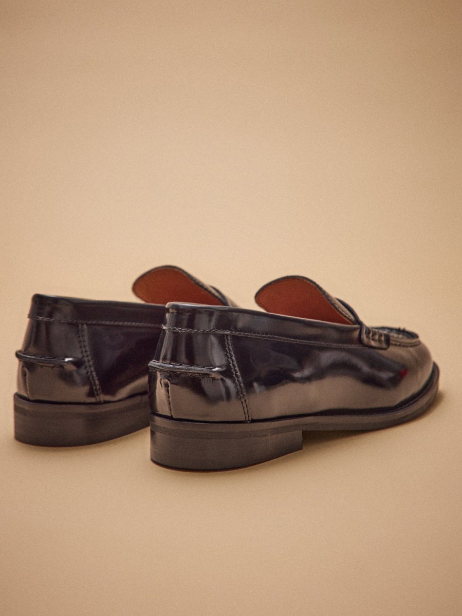 Mocassins cuir vernis femme – Image 4