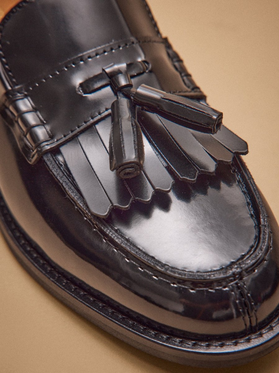 Mocassins frange et pompons cuir femme – Image 6