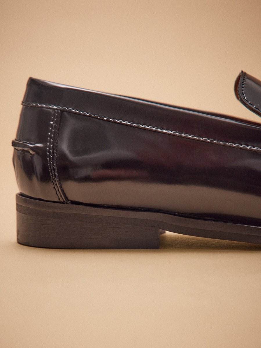 Mocassins frange et pompons cuir femme – Image 5