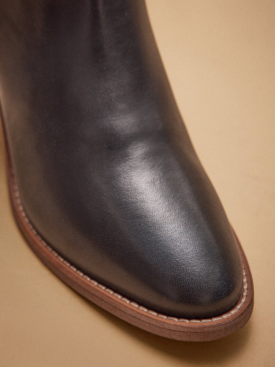 Boots à talon cuir femme – Image 6