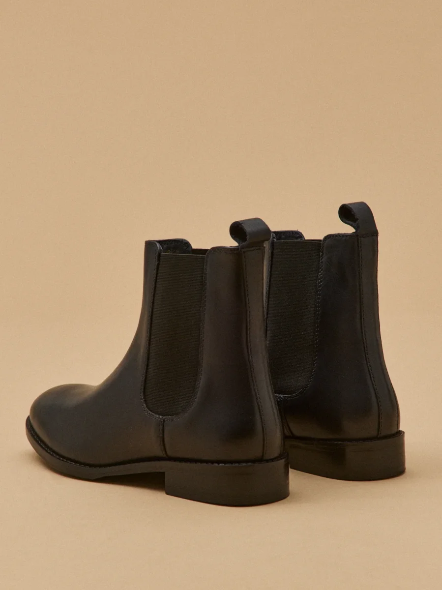 Boots chelsea cuir femme – Image 4